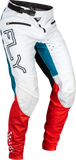 Fly Racing Youth Rayce Bicycle Pants Red/White/Blue Sz 22 377-06422