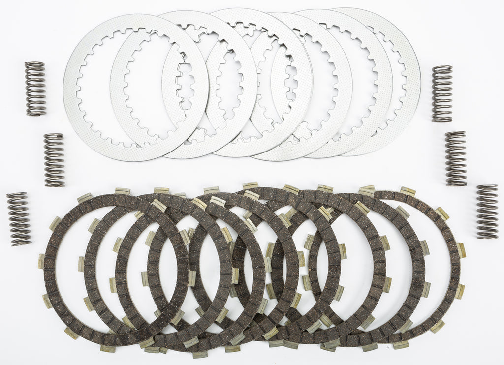 EBC Motorcycle Brakes Dirt Racer Clutch Kit DRC301 with clutch plates and components for off-road motorcycle racing.