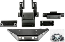 Charger l'image dans la galerie, Warn front bumper winch mount for Pol General 619-106822 installed on a vehicle, showcasing sturdy construction and fitment details.
