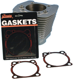 James Gasket cylinder base gasket with bead, .020 inch, all Evo Xl RCM, 2-pack, for engine sealing and sealing applications.