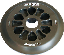 Hinson billet pressure plate clutch Hon 151-0103 with metal surface and mounting bolts for high-performance motorcycle clutch system