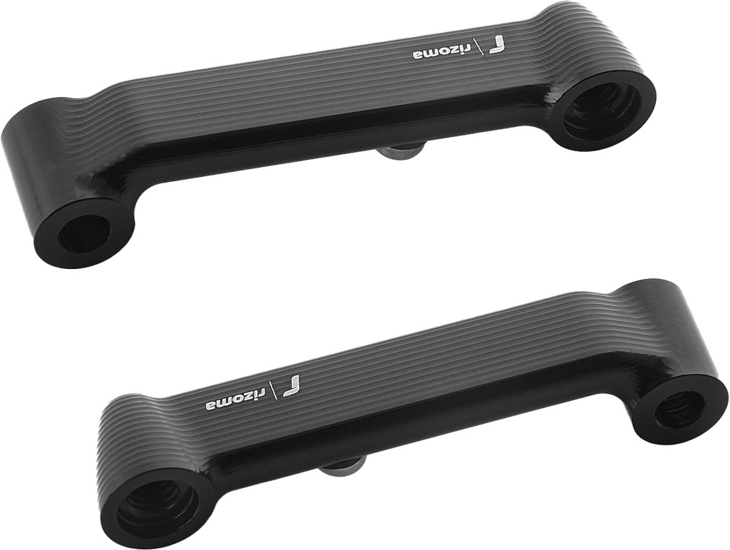 RIZOMA turn signal mounting kit in black for Ducati fairing, featuring light unit and installation hardware.