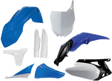 Load image into Gallery viewer, Blue Acerbis plastic kit with various panels and parts, designed for motorcycle customization or repair, branded by Acerbis.
