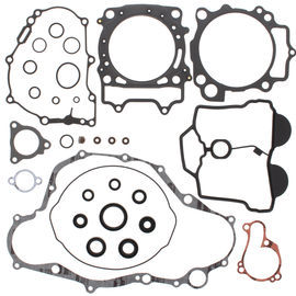 Vertex Complete Gasket Set with Oil Seals, including various gaskets and seals for engine repair, displayed on a white background.