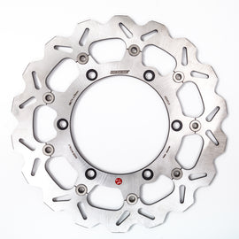 Rear Braking Racing Rotor by Braking, 32-6226, showing a close-up of the high-performance motorcycle brake rotor with vented design.