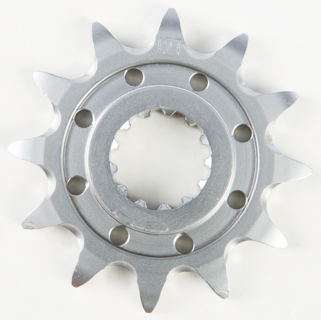 Steel Fire Power 12-tooth front CS sprocket for Suzuki 255-4520112, designed for 520 chain applications.