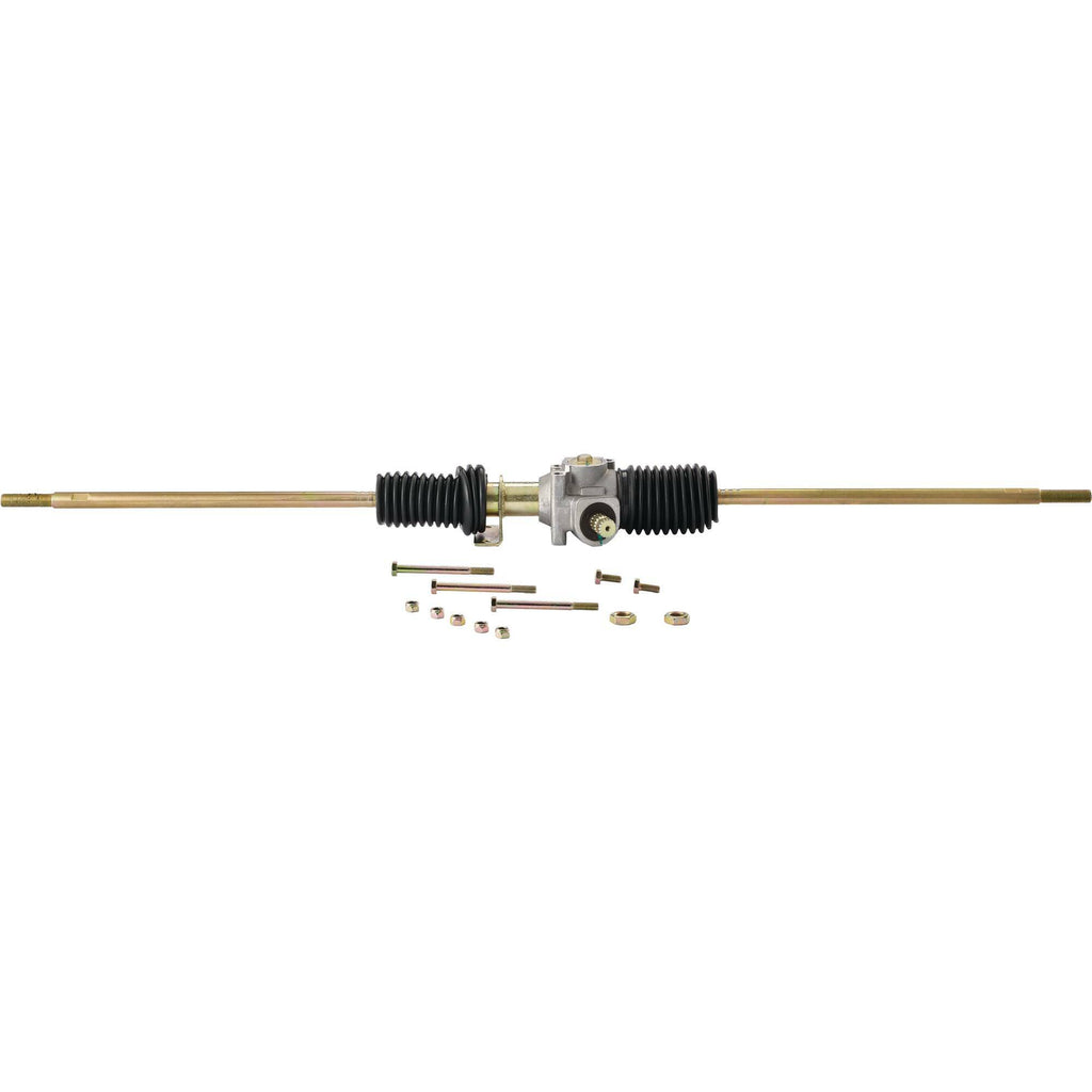 All Balls Arctic Cat steering rack assembly with steering gear and mounting components, shown in close-up view.