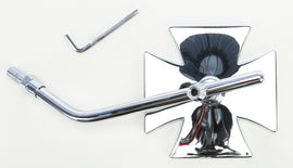 EMGO Maltese Cross mirror with a classic design, featuring a decorative cross shape and a polished finish.