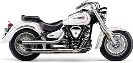 Cobra Blvd Slashcut chrome exhaust for Yamaha Roadstar 1600/700 models 1999-2014, slip-on style with sleek chrome finish
