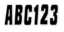 Load image into Gallery viewer, Hardline Series 320 registration kit graphics and decals in black and silver for vehicle customization.