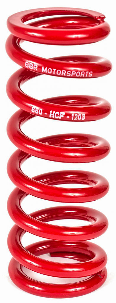 bbr Shock Spring 80-9823 suspension component with coiled metal design, used for motorcycle or ATV shock absorption.