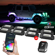 Charger l'image dans la galerie, Kmax Rock Light Kit 8 Piece App Control