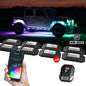 Kmax Rock Light Kit 8 Piece App Control