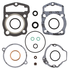 Vertex Top End Gaskets 681-0240, set of engine gaskets and seals, with detailed rubber and metal components visible.