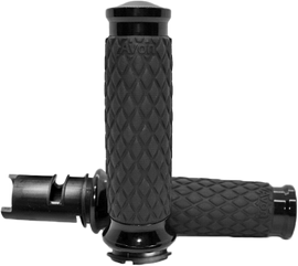 Diamond Contour Black Twist Grip