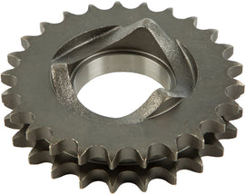 HardDrive engine sprocket with 25-tooth B/T 85-11 for motorcycle, featuring durable metal construction and precise gear fit.