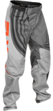 Fly Racing - Youth F-16 Pants Grey/Orange Sz 24 - 378-23324