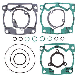 Vertex Top End Gaskets 681-0300, engine seals and gaskets, close-up view of the gasket set for top-end engine sealing.