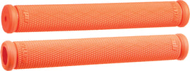 Orange ODI Grips One Piece motorcycle grips, 8-inch length, designed for secure handling and comfort.