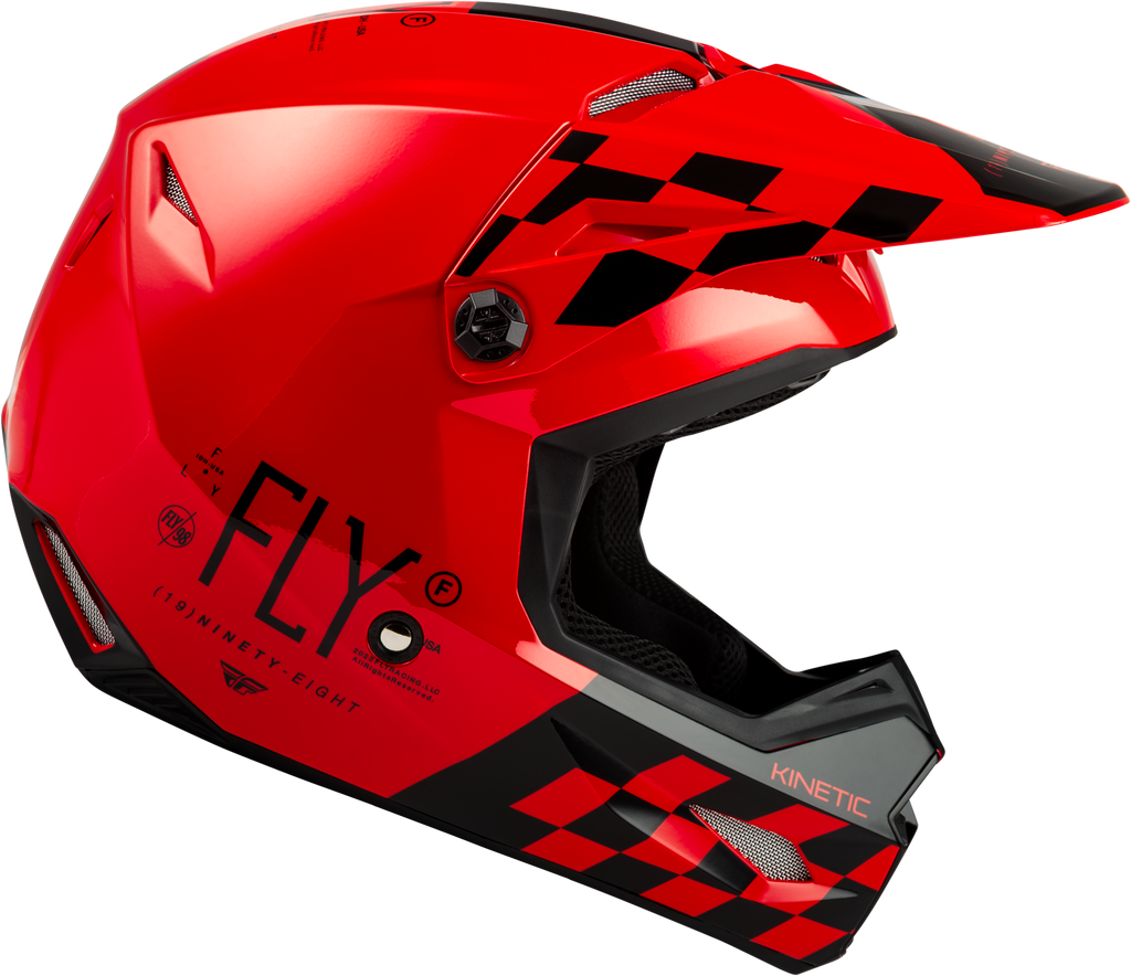 Kinetic Lite Rival Helmet Gloss Red/Black Xs