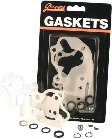 James Gasket gasket seal oil pump kit with Mylar gaskets, including seals and components for engine oil pump repair.
