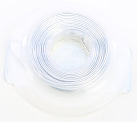 Powertye Safety Lock Wire 25-foot roll, 0.032-inch diameter, flexible steel wire for security and fastening applications.