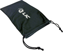 Load image into Gallery viewer, Liquid Image goggle bag for eyewear, black nylon case with zipper and adjustable strap, designed to store and protect goggles.