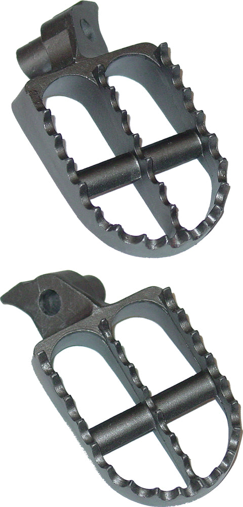LightSpeed stainless Foo T pegs foot controls for motorcycles, model Cr/Crf 2002-2008, shown in the product image.