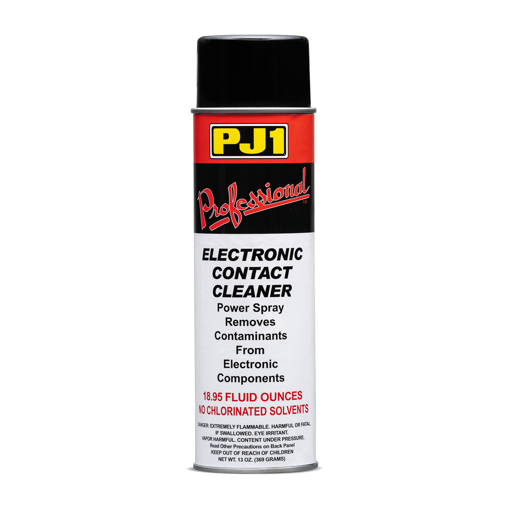 PJ1 Products professional contact cleaner in an 18.95 fl oz bottle, suitable for electrical and electronic cleaning.