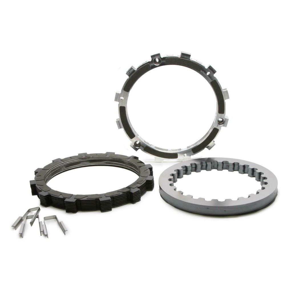 Rekluse Radiscx clutch pack kit for Honda, featuring clutch plates and components inside a clear packaging.