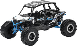 White New Ray Toys 1:18 Polaris RZR 4 Turbo RC UTV replica accessory with detailed design and branding.