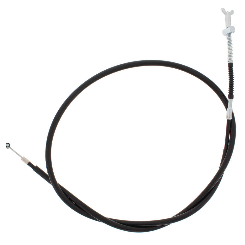 All Balls rear hand brake cable for bicycles, showing the flexible control line with metal fittings and protective housing.