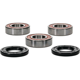 Pivot Works Premium Drive Wheel Bearing Kit 22-51224P with bearings and components for motorcycle wheel maintenance.