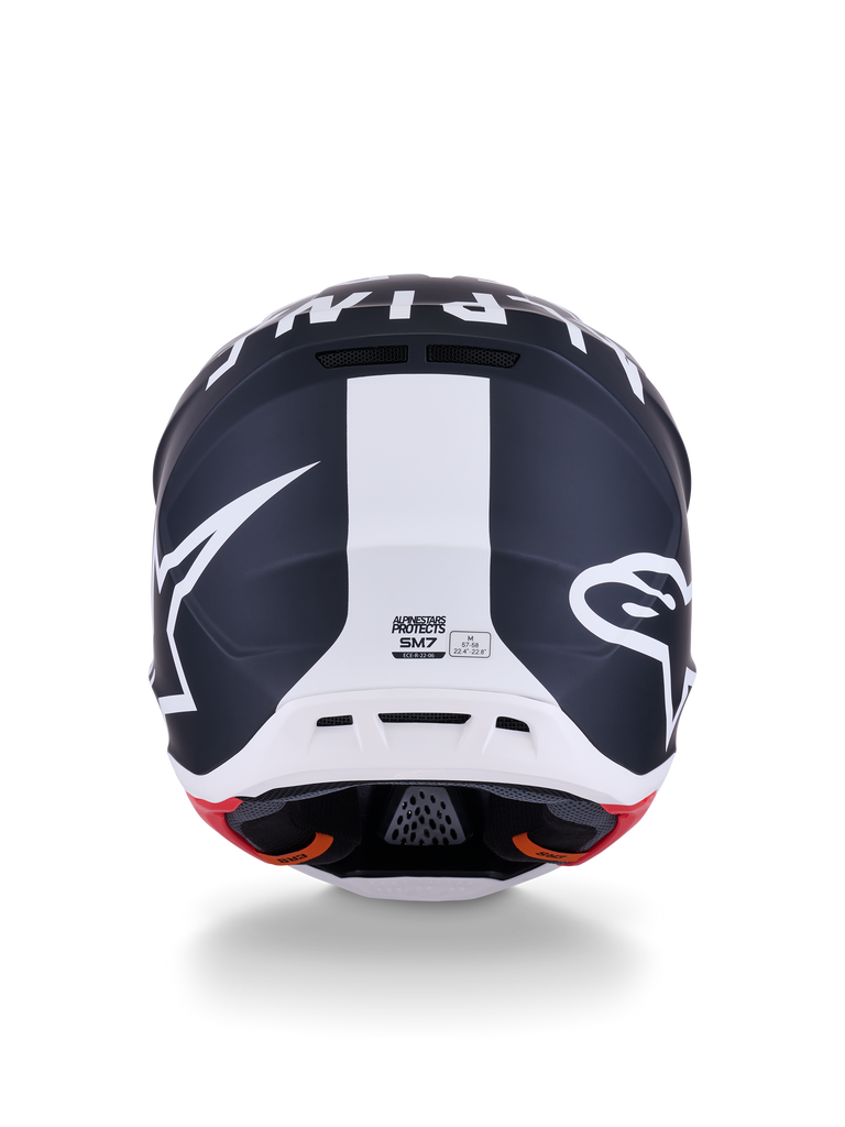 Sm7 Dasher Helmet Blk/Wht Matt Md
