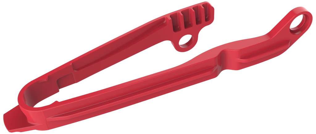 Polisport Plastics Chain Slider in red for Sherco motorcycles, durable body part with part number 64-0650R, shown on the product image.