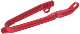Polisport Plastics Chain Slider in red for Sherco motorcycles, durable body part with part number 64-0650R, shown on the product image.