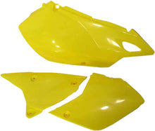 Load image into Gallery viewer, Acerbis yellow street side panels for motorcycle, showing sleek design and vibrant color on a plain background.