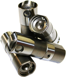 Feuling Race Series 811-04055 solid engine lifters, high-performance components for motorcycle engines, shown in close-up image.