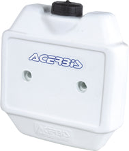 Load image into Gallery viewer, Acerbis front auxiliary motorcycle fuel tank, 1.3-gallon capacity, black plastic, 10x9x4.75 inches with mounting brackets