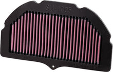 Load image into Gallery viewer, K&amp;N Air Filter 761005, reusable high-performance air filter with pleated cotton media, shown in close-up view.
