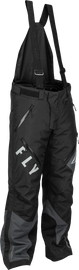 Fly Racing Snx Pro Pant in black and grey, featuring durable fabric and detailed stitching for motocross riding.