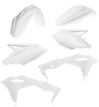 Load image into Gallery viewer, Acerbis White Plastic Kit for street motorcycle, includes various panels and parts, designed for Acerbis motorcycle accessories.