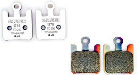 GALFER Sintered Ceramic Brake Pads FD290G1375 for motorcycle braking system, showing the durable brake pad design and metallic components.