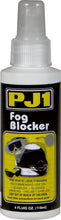 Load image into Gallery viewer, PJ1 Products Fog Blocker 4oz bottle, a chemical solution designed to prevent fogging on surfaces.