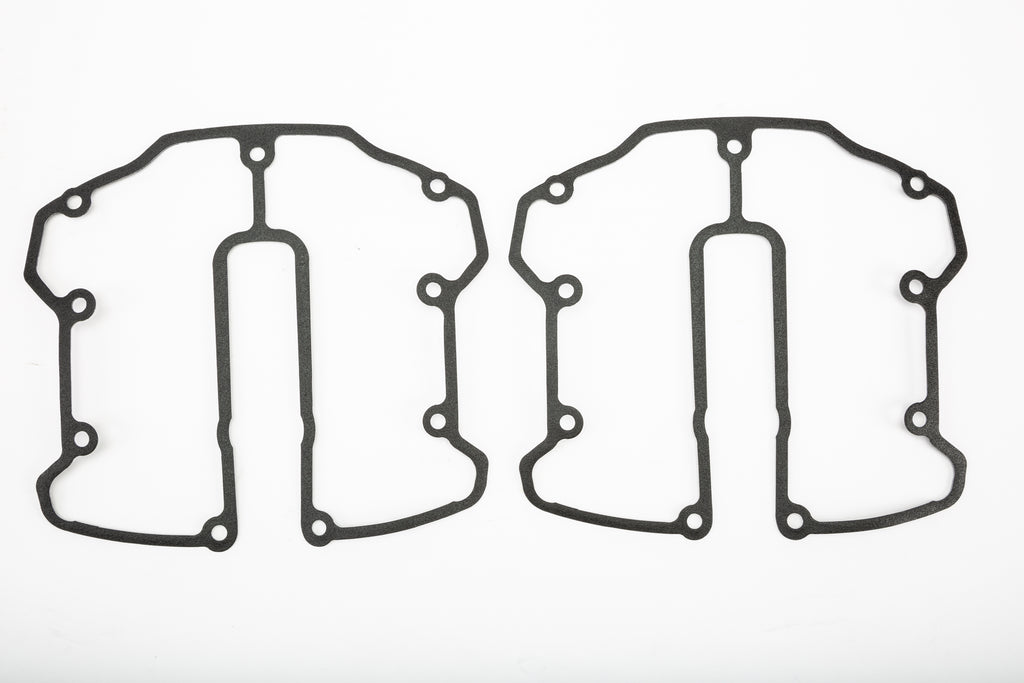 James Gasket rocker covers gasket set, 2-piece pack, automotive seals for engine valve covers, durable and reliable replacement parts.