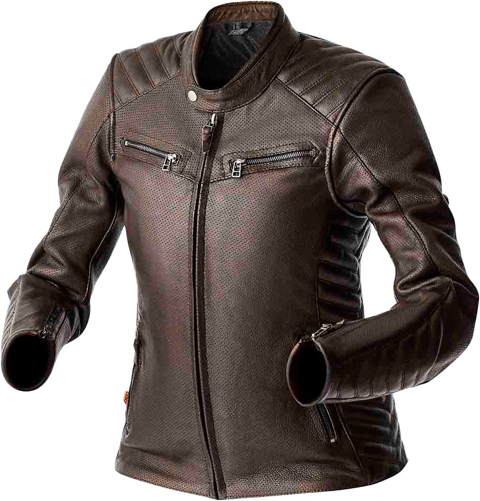 Womens Roadster Air D3o Jacket Brown Leather Md
