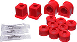 Energy Suspension - Sway Bar Bush Kit Front/Rear Red Pol - 770-7002R