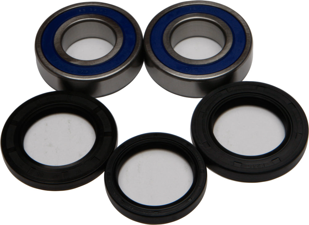 All Balls Drive Wheel Bearing and Seal Kit 22-51158 with metal seals and bearings for automotive or motorcycle wheel assembly.