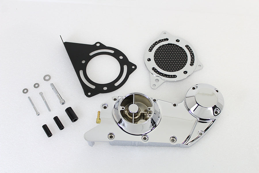 Chrome Cam and Sprocket Cover Set