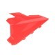 Acerbis red airbox cover for motorcycle body, featuring bold red color and durable construction, designed for Acerbis bike models.